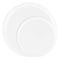Smarty Had A Party White Flat Round Disposable Plastic Dinnerware Value Set, 240PK 830-WH-VP-CASE - alternate 2
